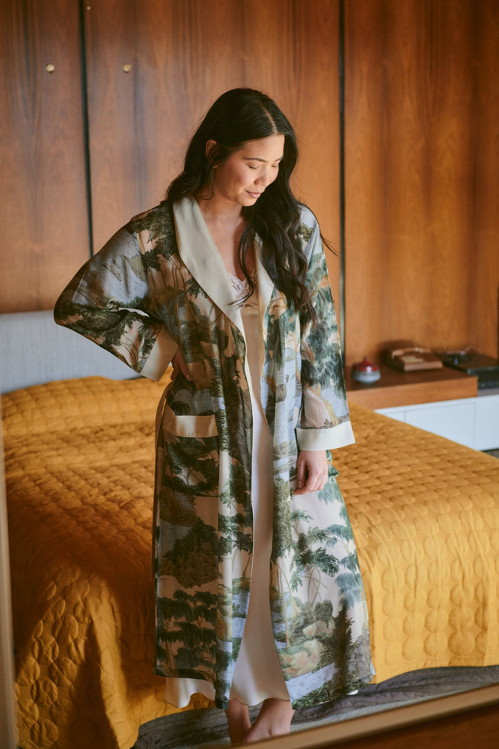 Rivers and Trees Natural Gown - One Hundred Stars