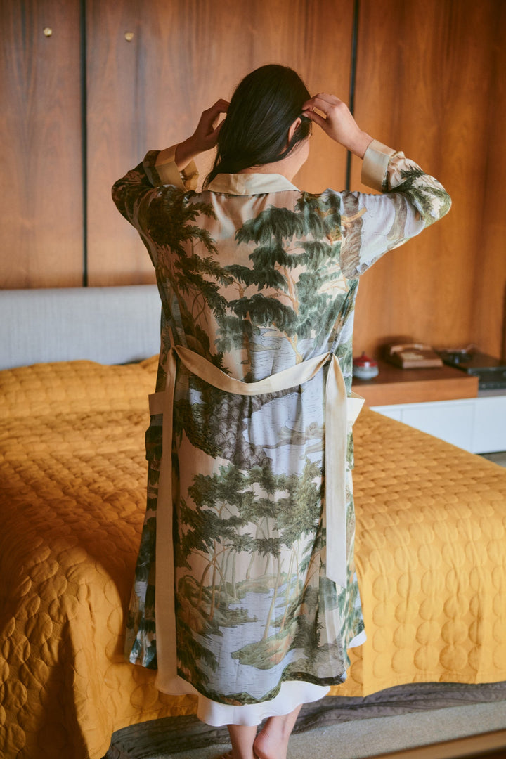 Rivers and Trees Natural Gown - One Hundred Stars
