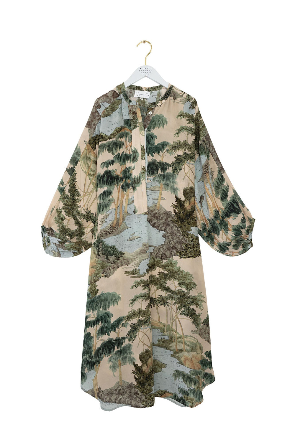 Rivers and Trees Natural Crepe Darcy Dress - One Hundred Stars