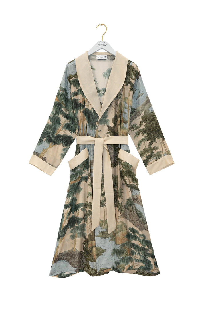 Rivers and Trees Natural Gown - One Hundred Stars