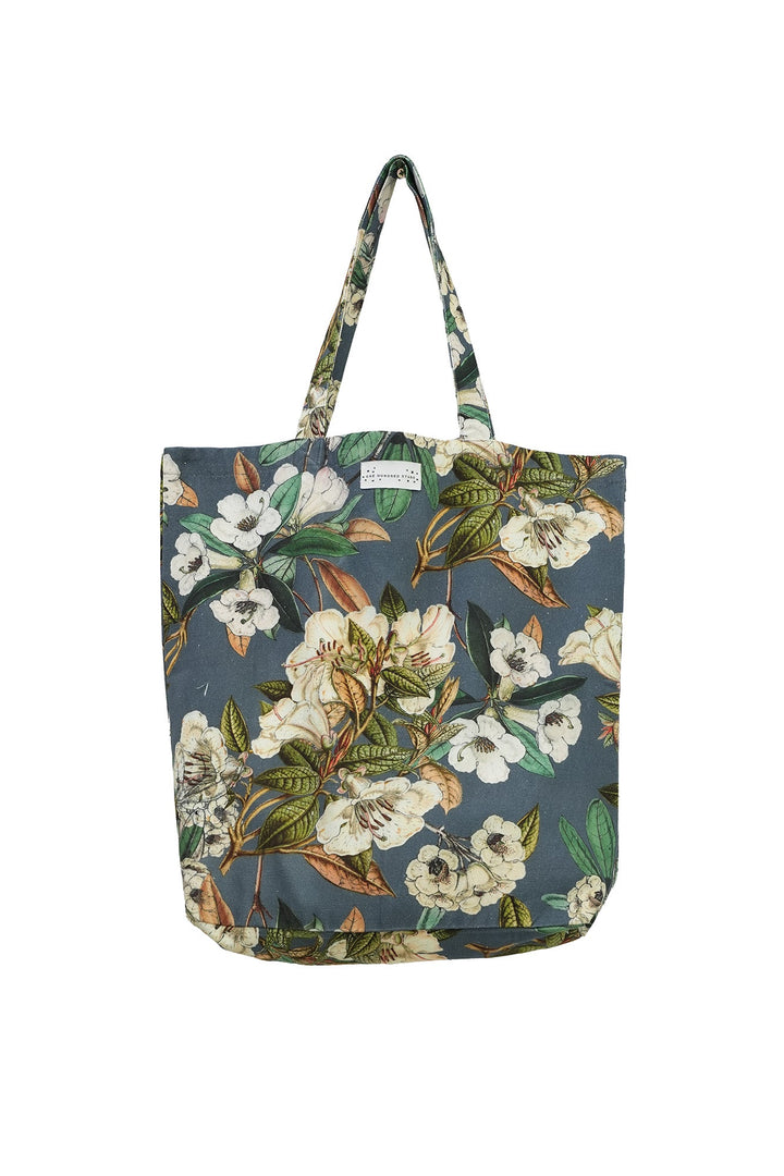 Rhodoleia Blue Canvas Bag - One Hundred Stars