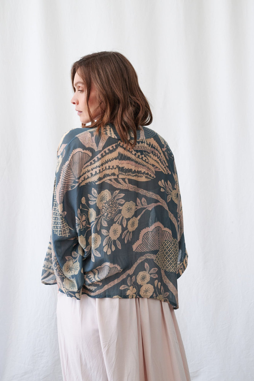Rosa Blue Kimono