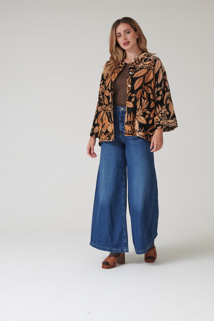 Sphinx Black Velvet Jacket - One Hundred Stars