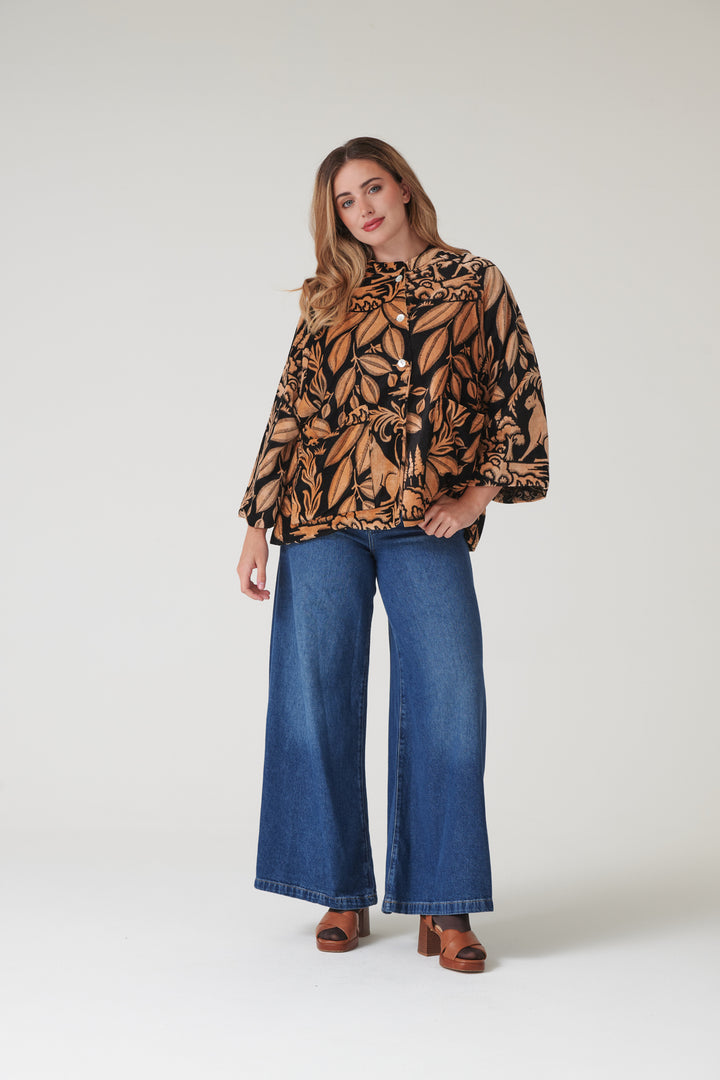 Sphinx Black Velvet Jacket - One Hundred Stars