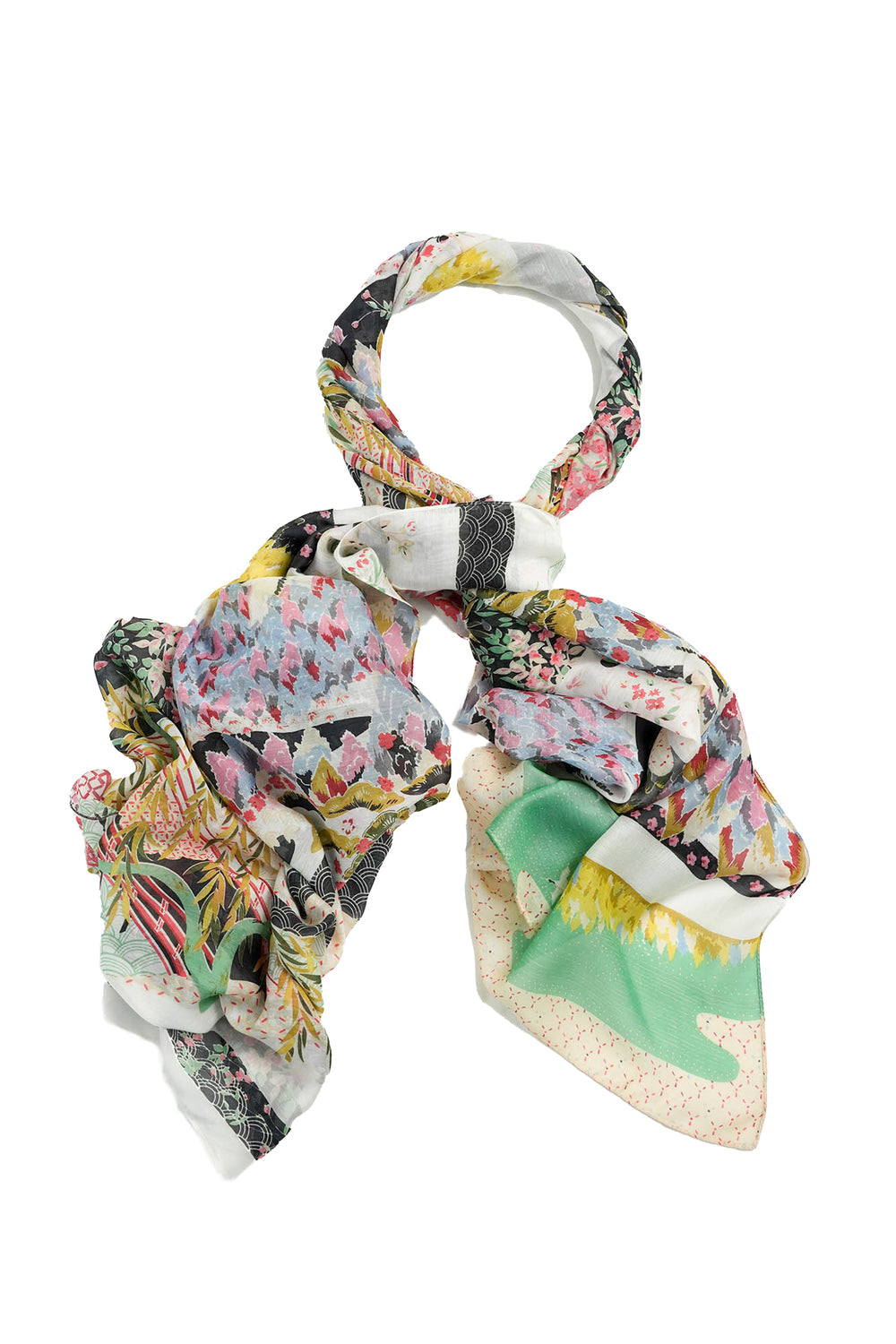 Spring White Scarf - One Hundred Stars