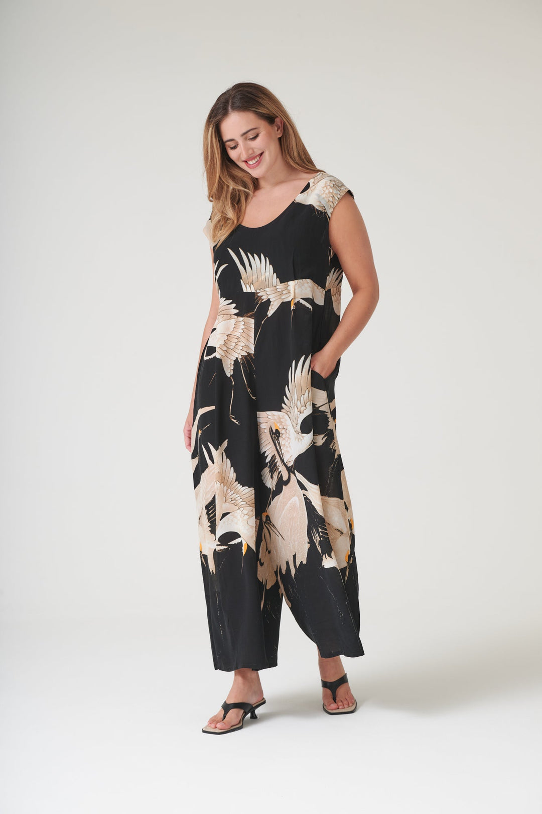 Stork Black Jumpsuit - One Hundred Stars