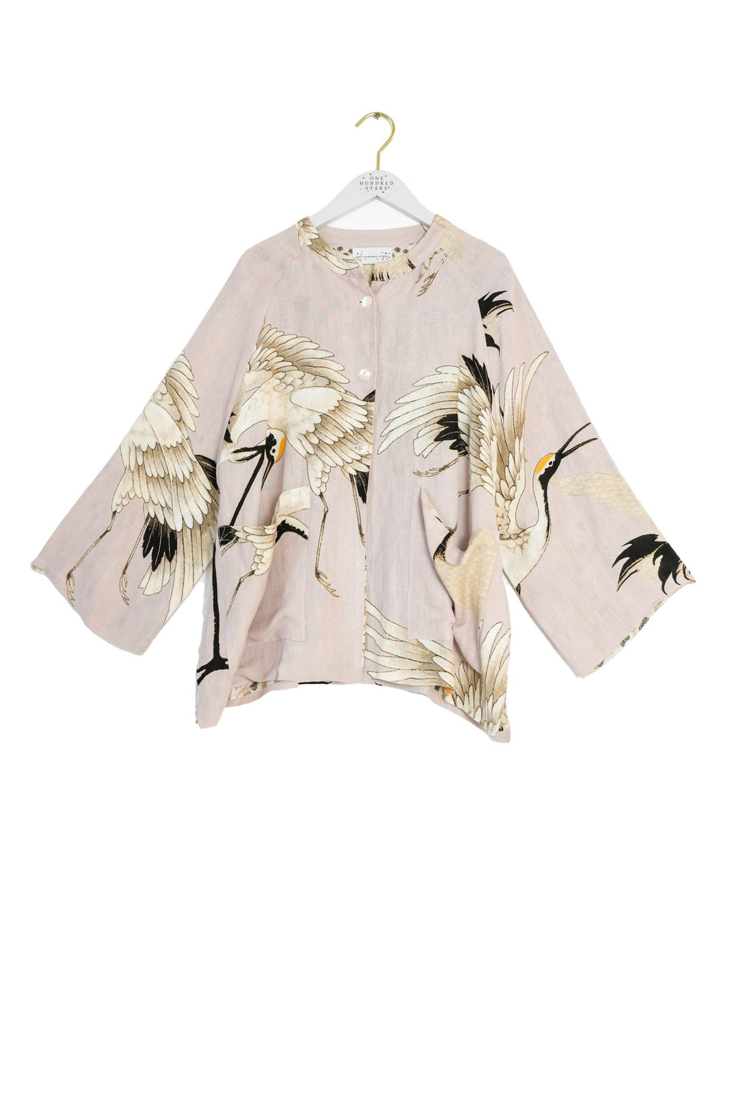 Stork Plaster Pink Linen Jacket