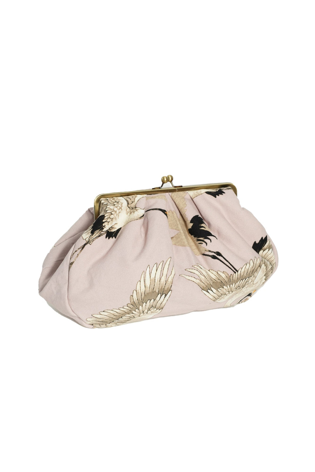 Stork Plaster Pink Kiss Lock Clutch Bag - One Hundred Stars