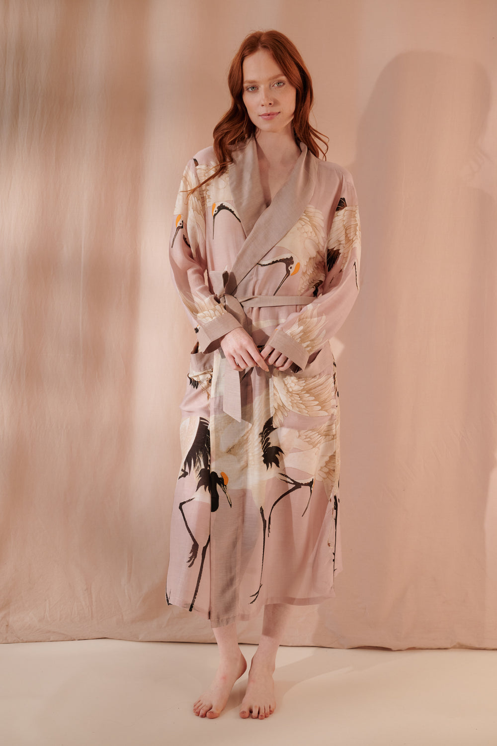 Stork Plaster Pink Gown - One Hundred Stars