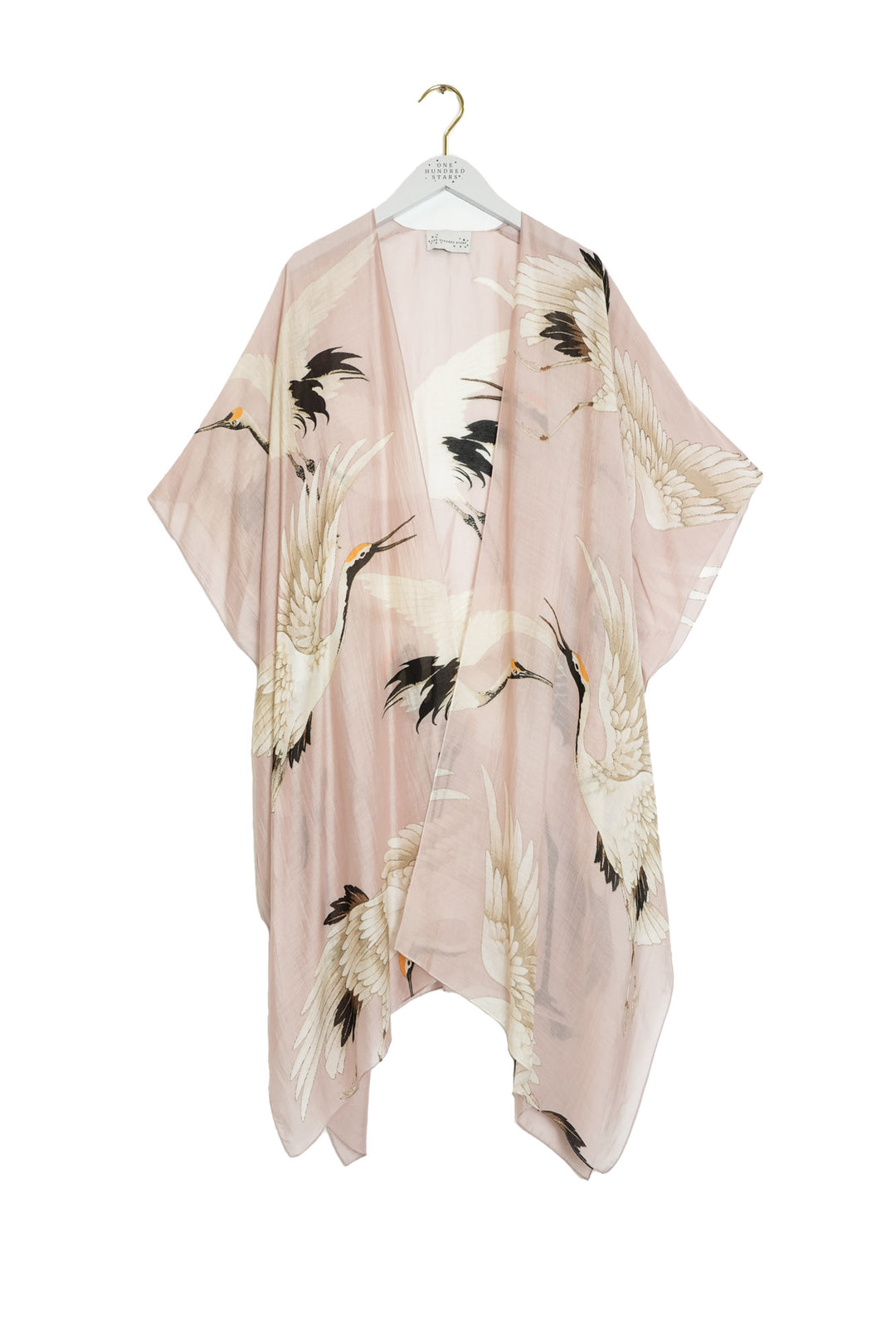 Stork Plaster Pink Throwover - One Hundred Stars