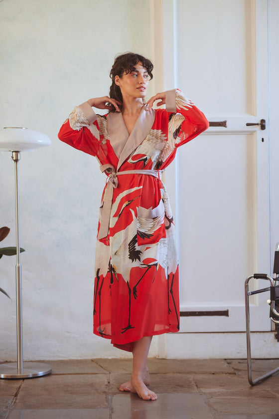 Stork Scarlet Gown
