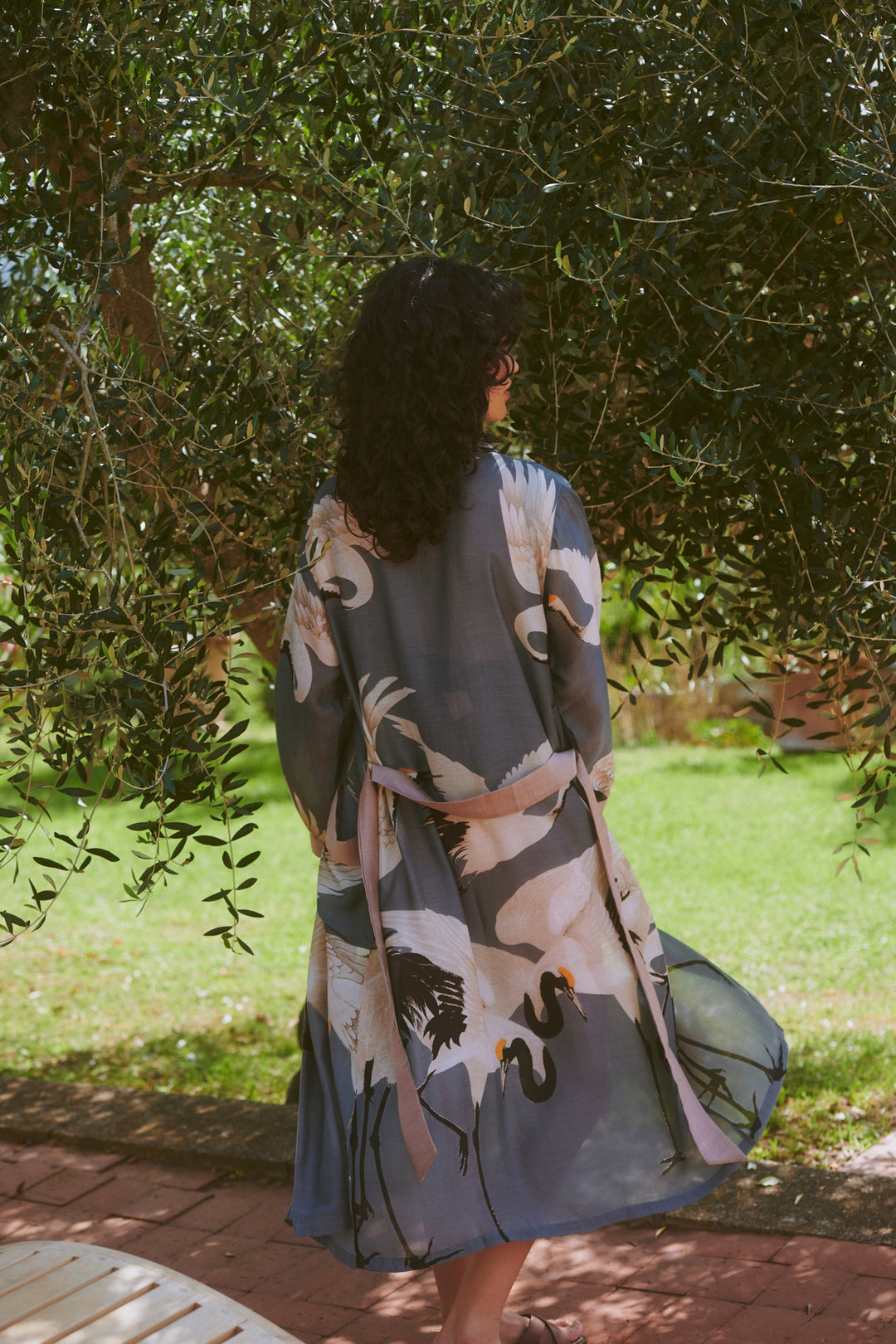 Stork Slate Grey Gown - One Hundred Stars