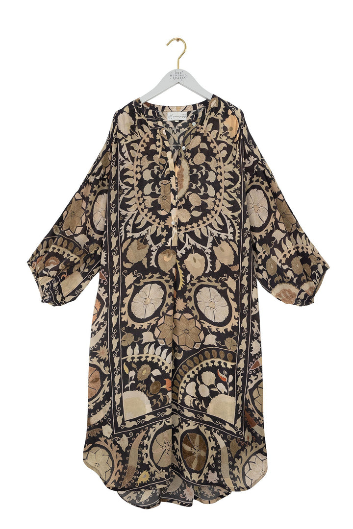 Susani Charcoal Crepe Darcy Dress - One Hundred Stars
