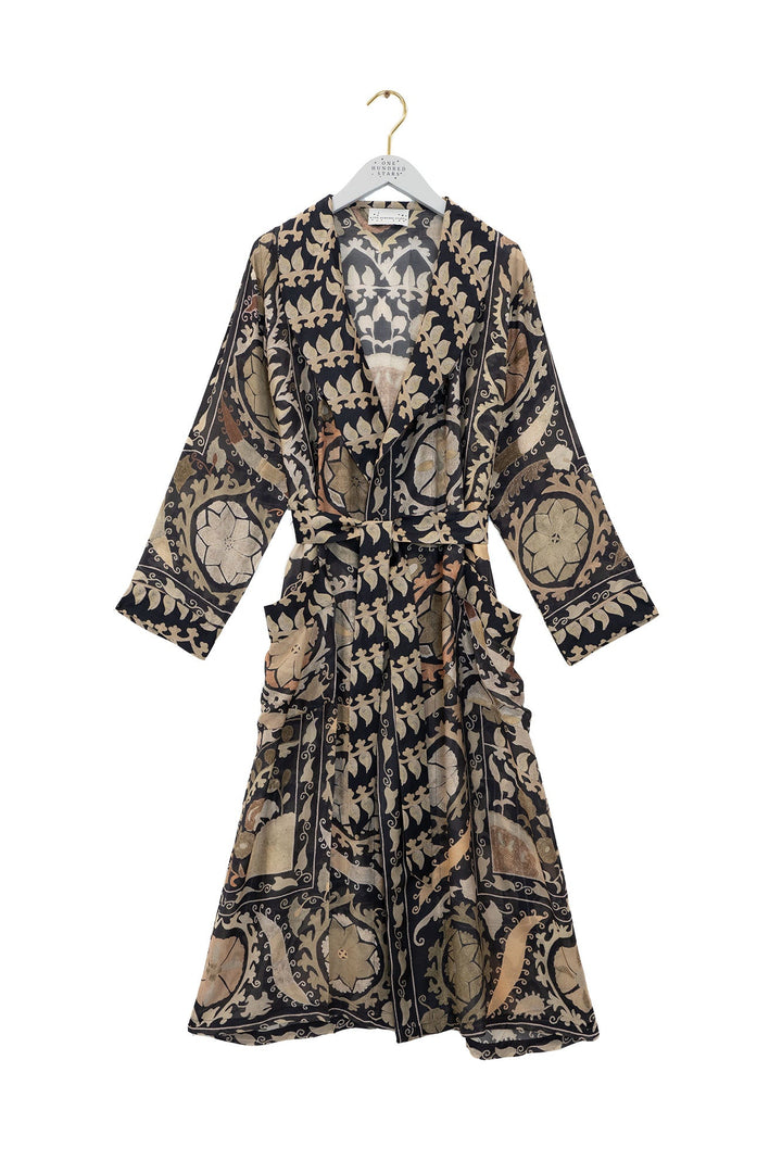 Susani Charcoal Gown - One Hundred Stars