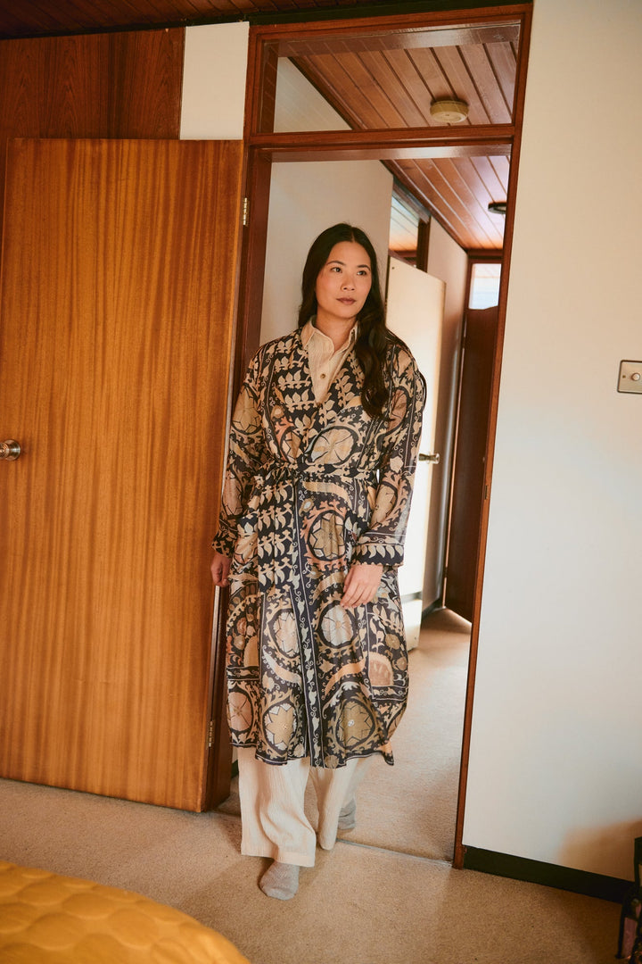 Susani Charcoal Gown - One Hundred Stars