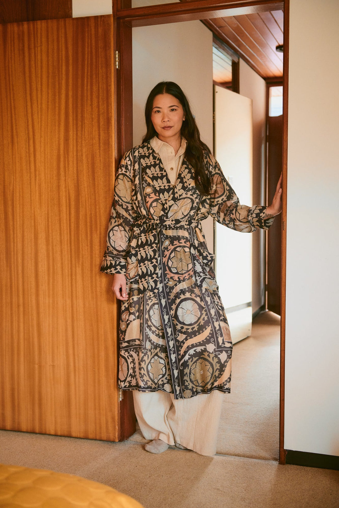 Susani Charcoal Gown - One Hundred Stars