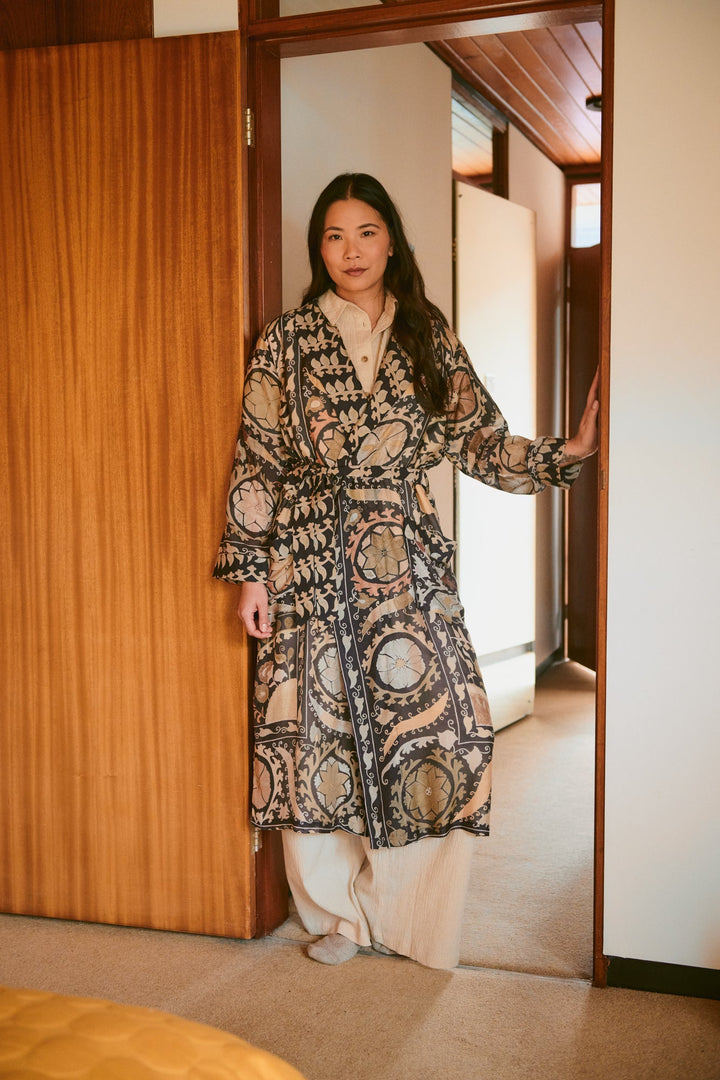 Susani Charcoal Gown - One Hundred Stars
