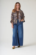 Susani Charcoal Wool Kimono