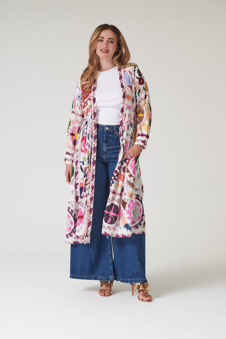 Susani Pink Duster Jacket - One Hundred Stars