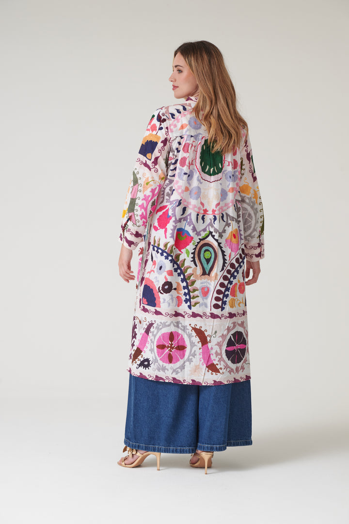 Susani Pink Duster Jacket - One Hundred Stars