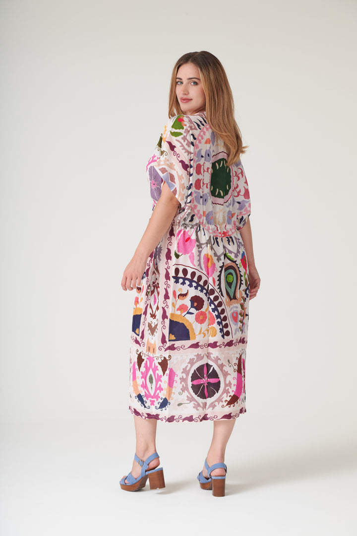 Susani Pink String Dress - One Hundred Stars