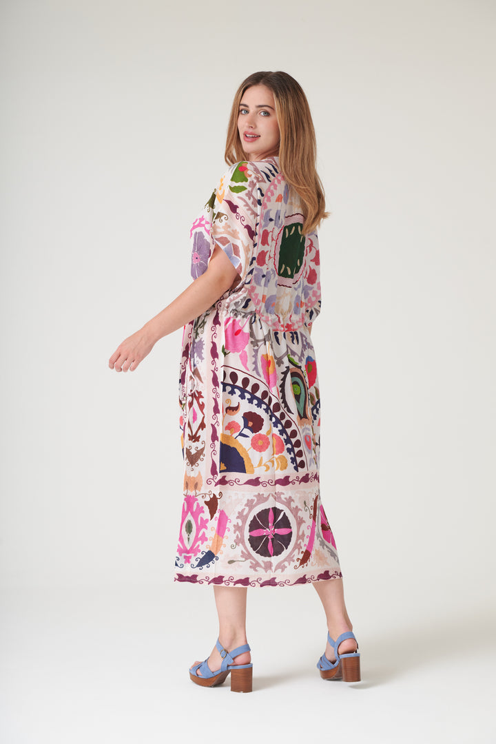 Susani Pink String Dress - One Hundred Stars