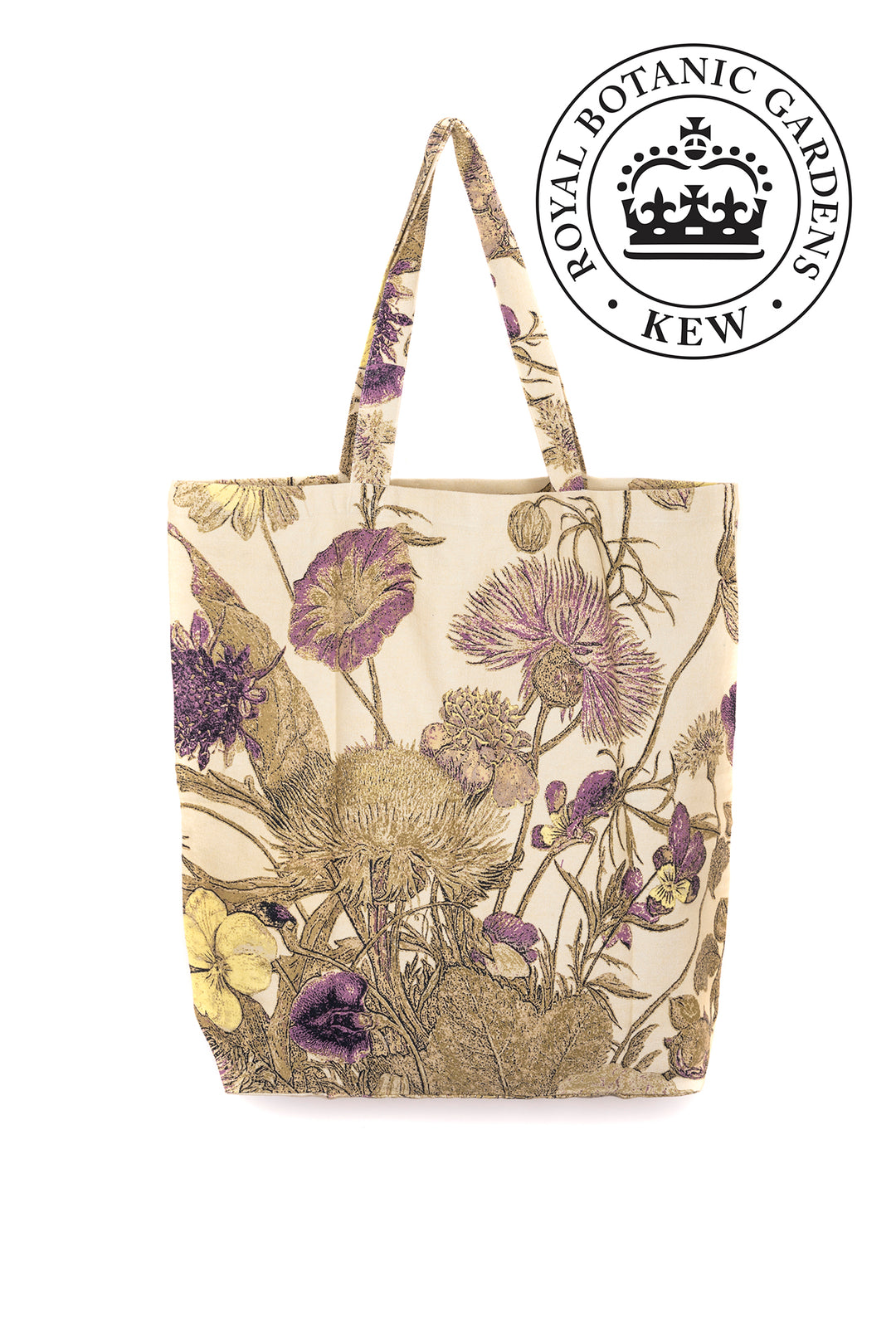 KEW Thistle Purple Canvas Bag