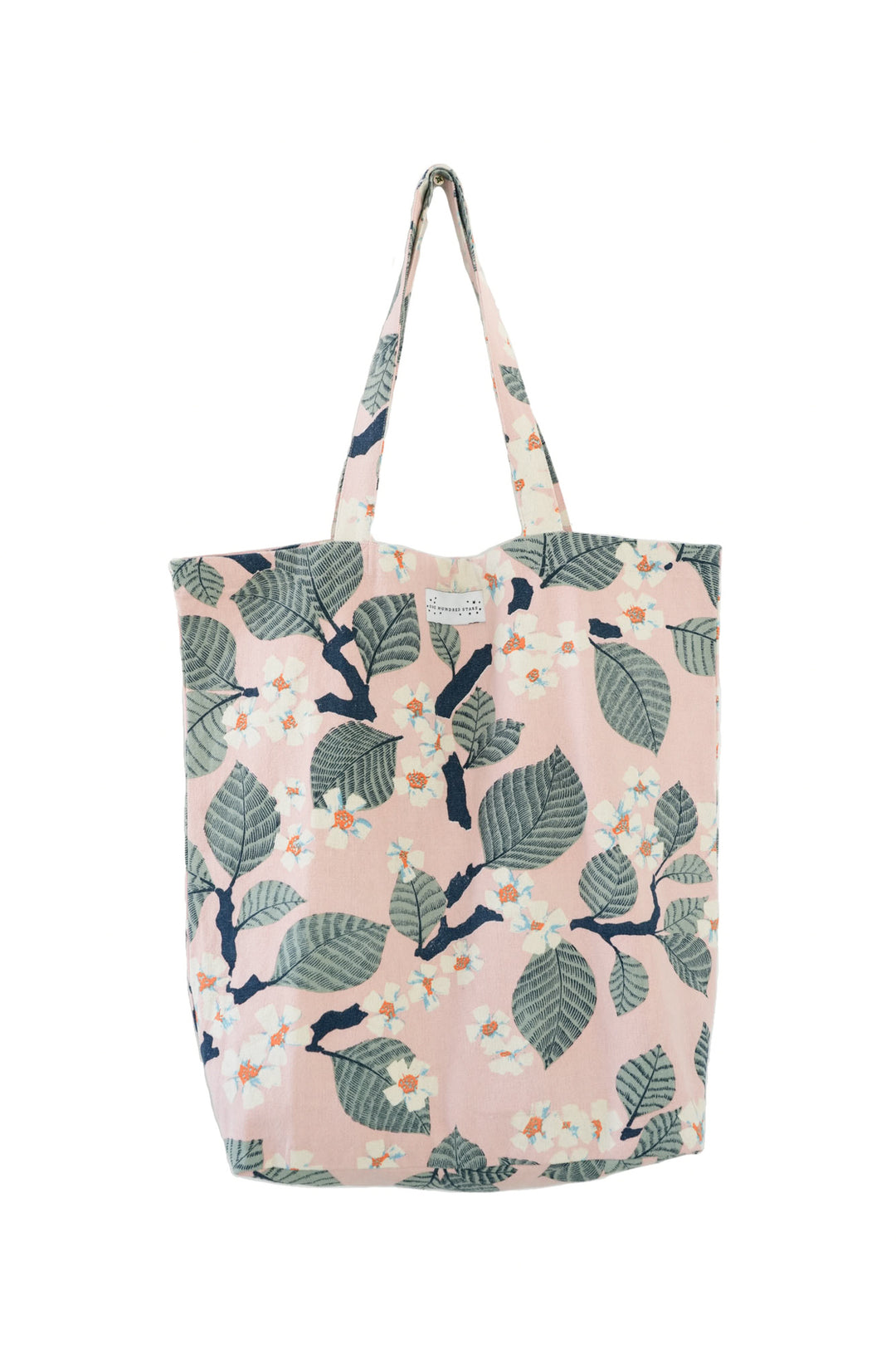 Tree Blossom Pink Canvas Bag - One Hundred Stars