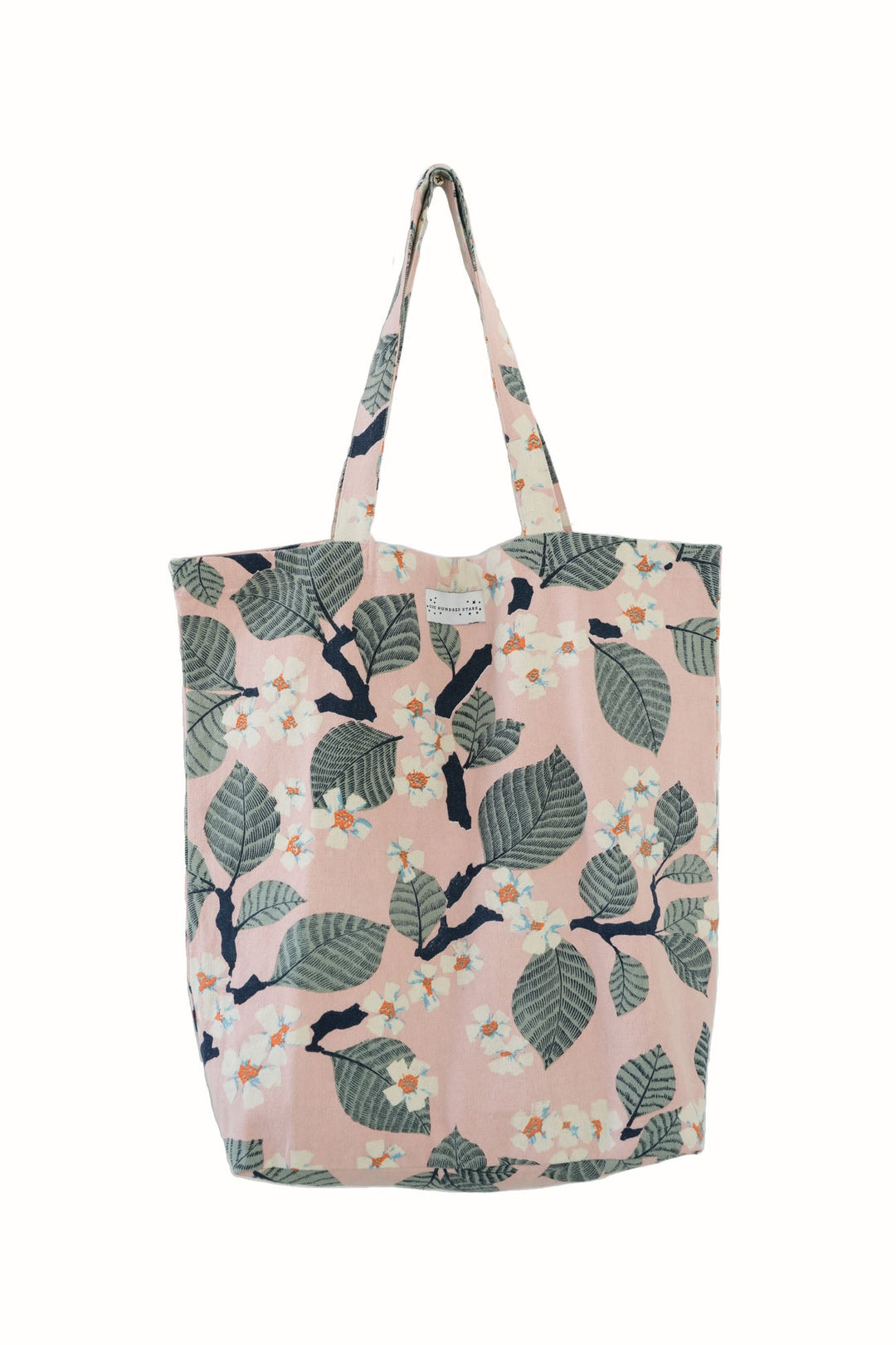 Tree Blossom Pink Canvas Bag - One Hundred Stars