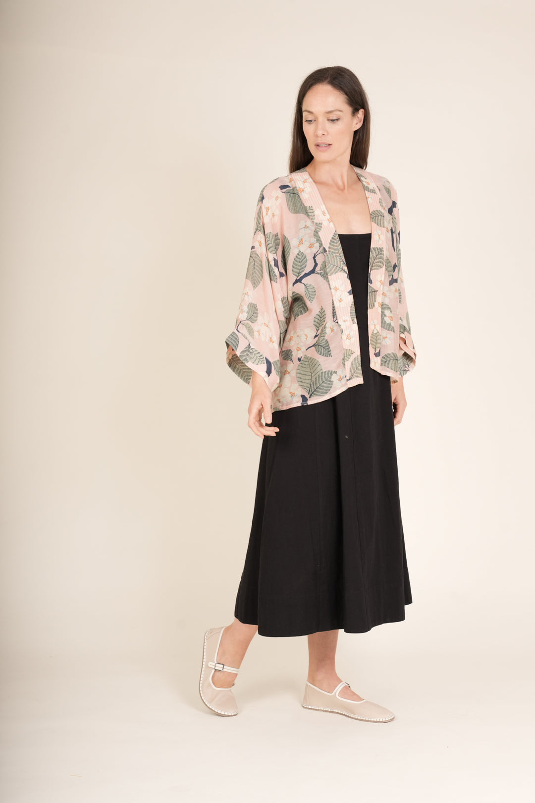 Tree Blossom Pink Kimono - One Hundred Stars