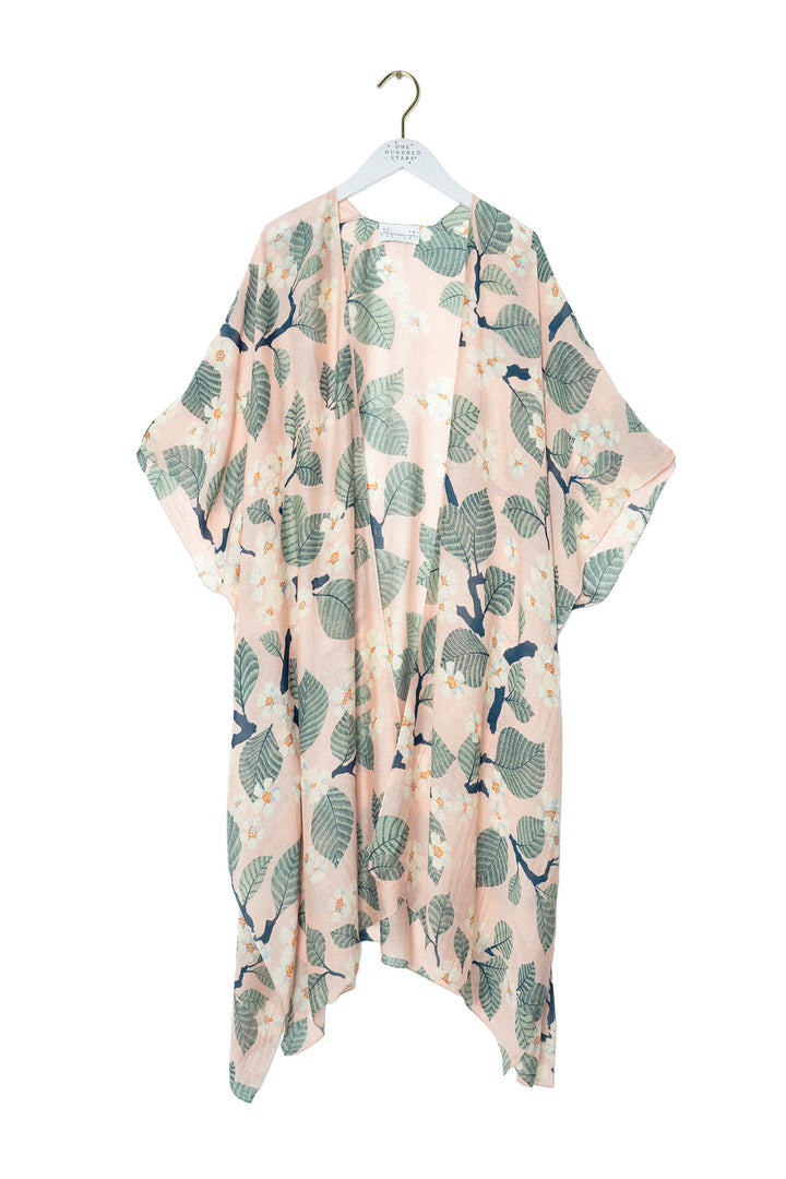 Tree Blossom Pink Throwover - One Hundred Stars