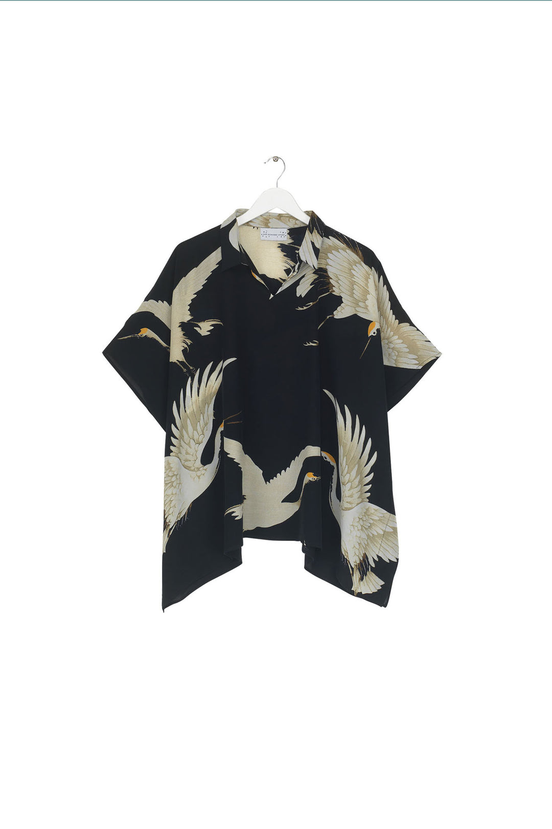 Stork Black Tunic Top