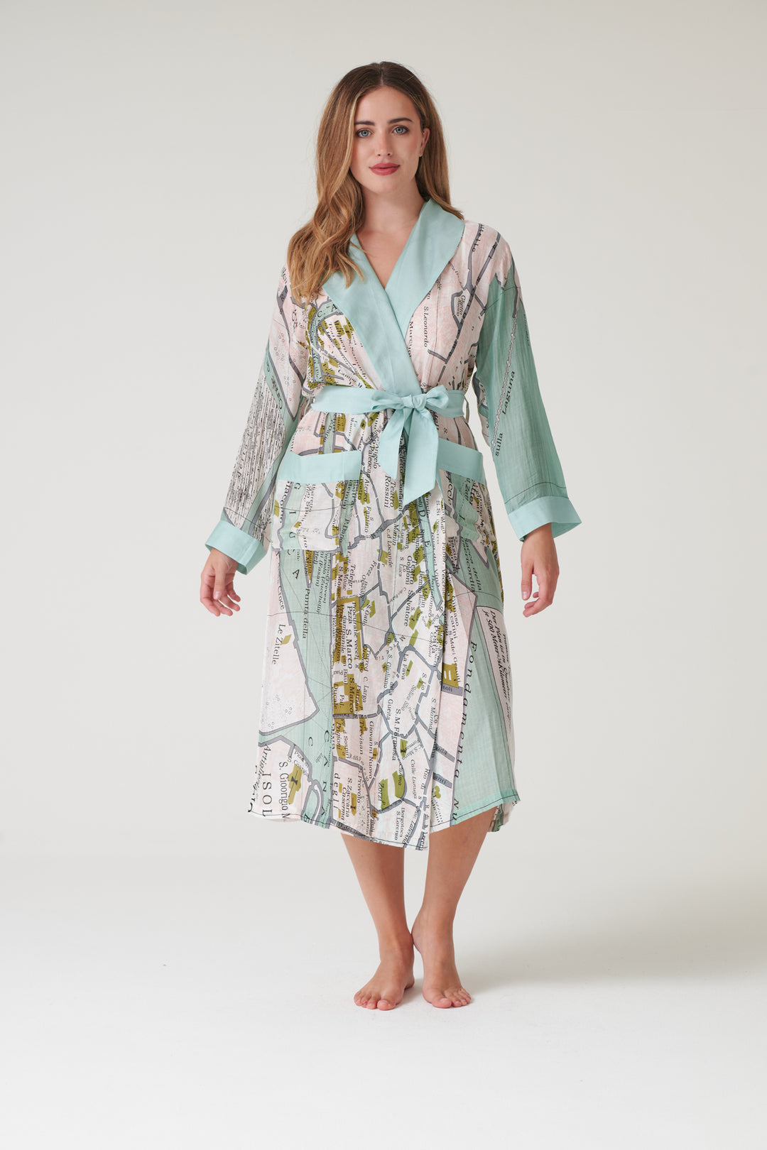 Venice Map Gown - One Hundred Stars