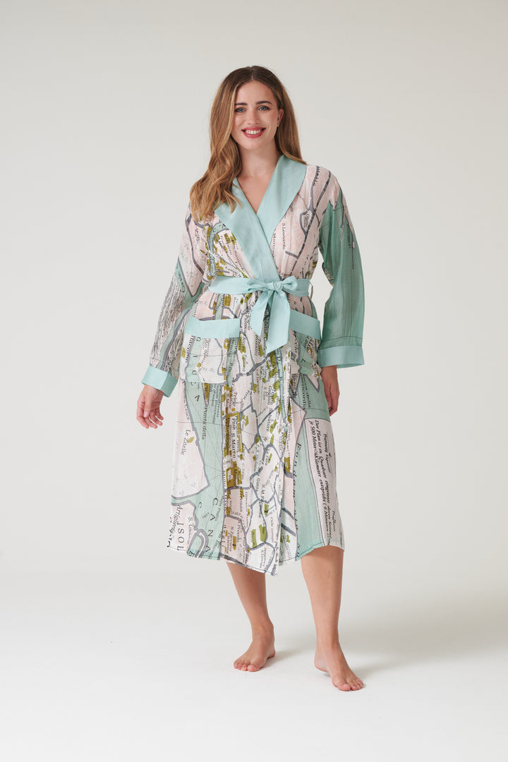 Venice Map Gown - One Hundred Stars