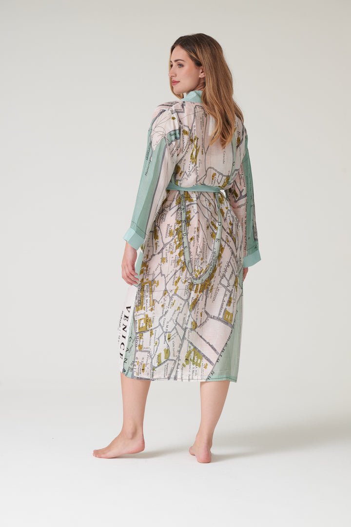Venice Map Gown - One Hundred Stars