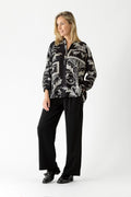 Vintage Damask Black Darcy Shirt