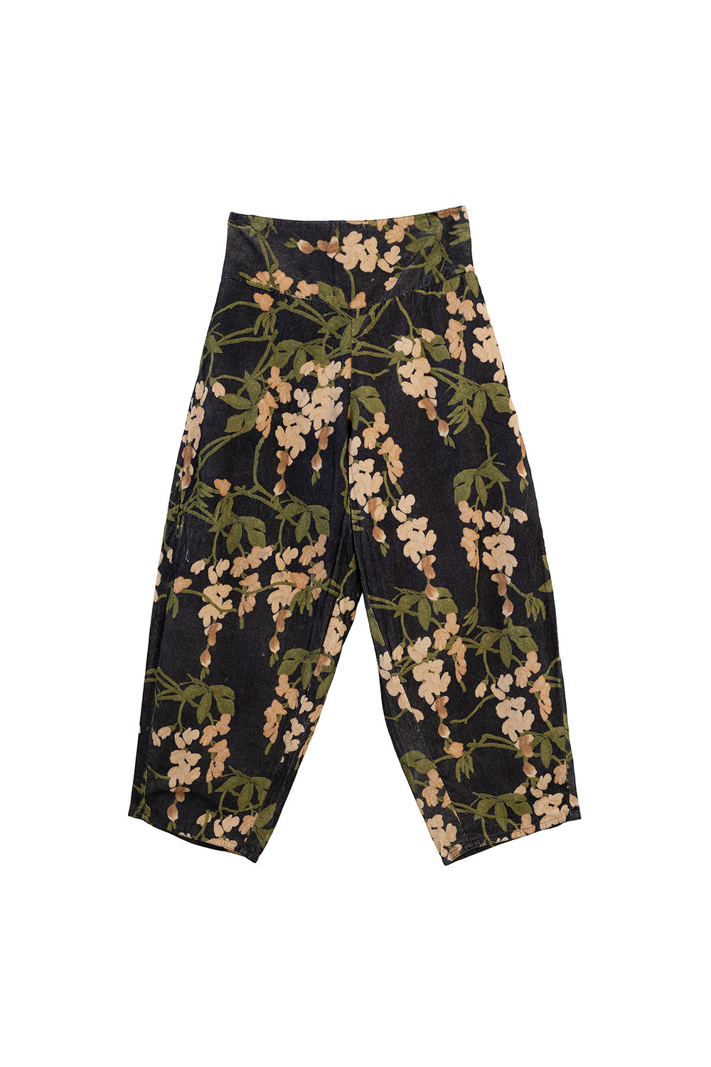 Wisteria Black Barrel Pants - One Hundred Stars
