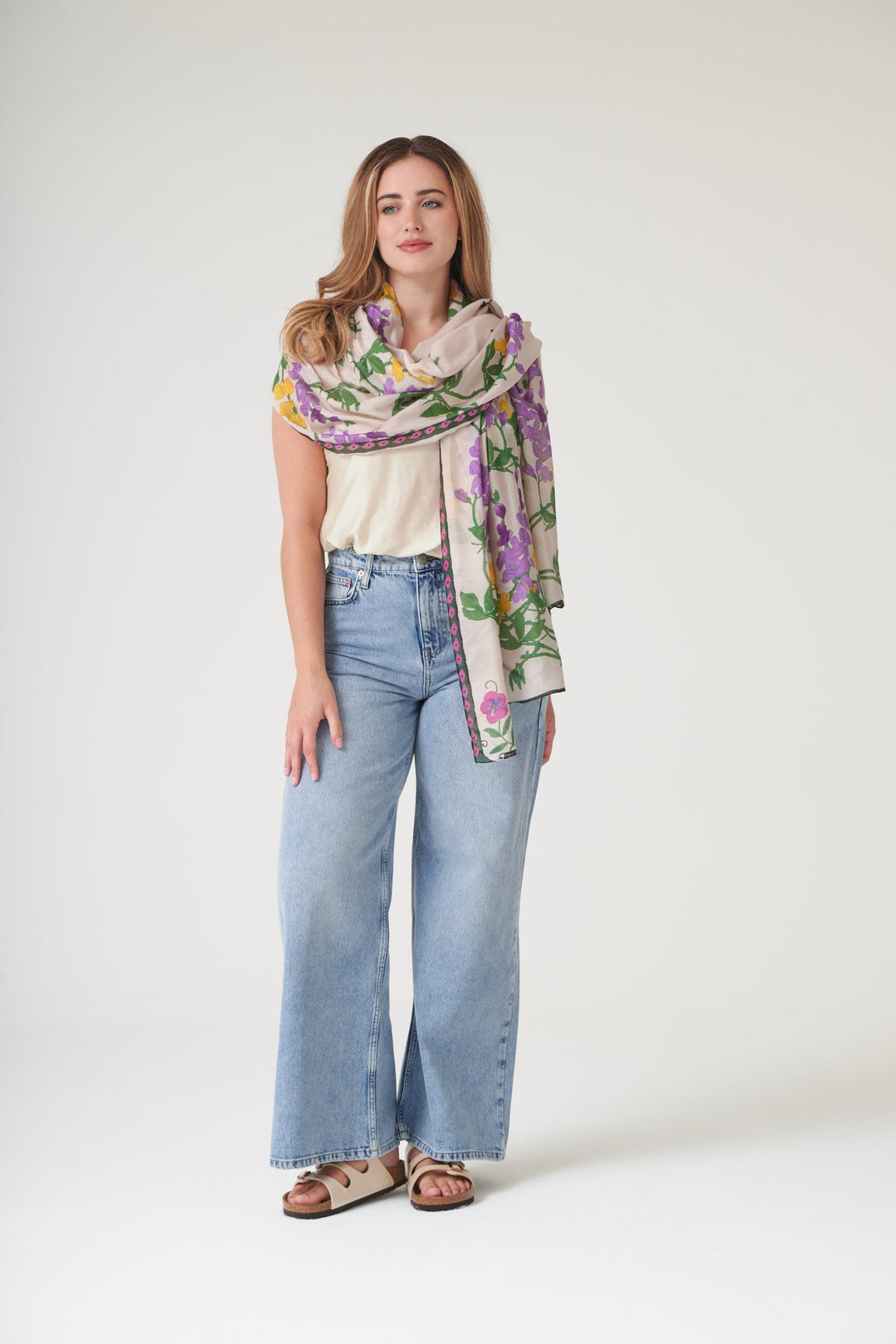 Wisteria Lilac Scarf - One Hundred Stars