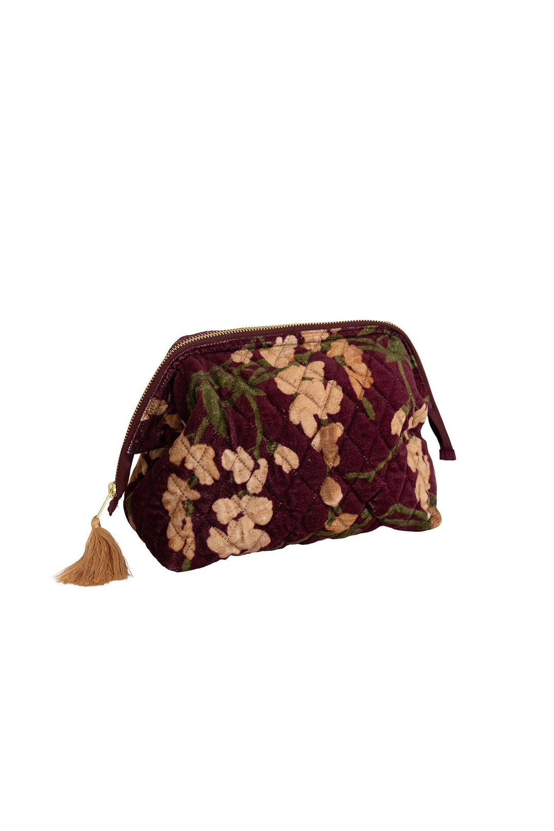 Wisteria Plum Velvet Pouch - One Hundred Stars