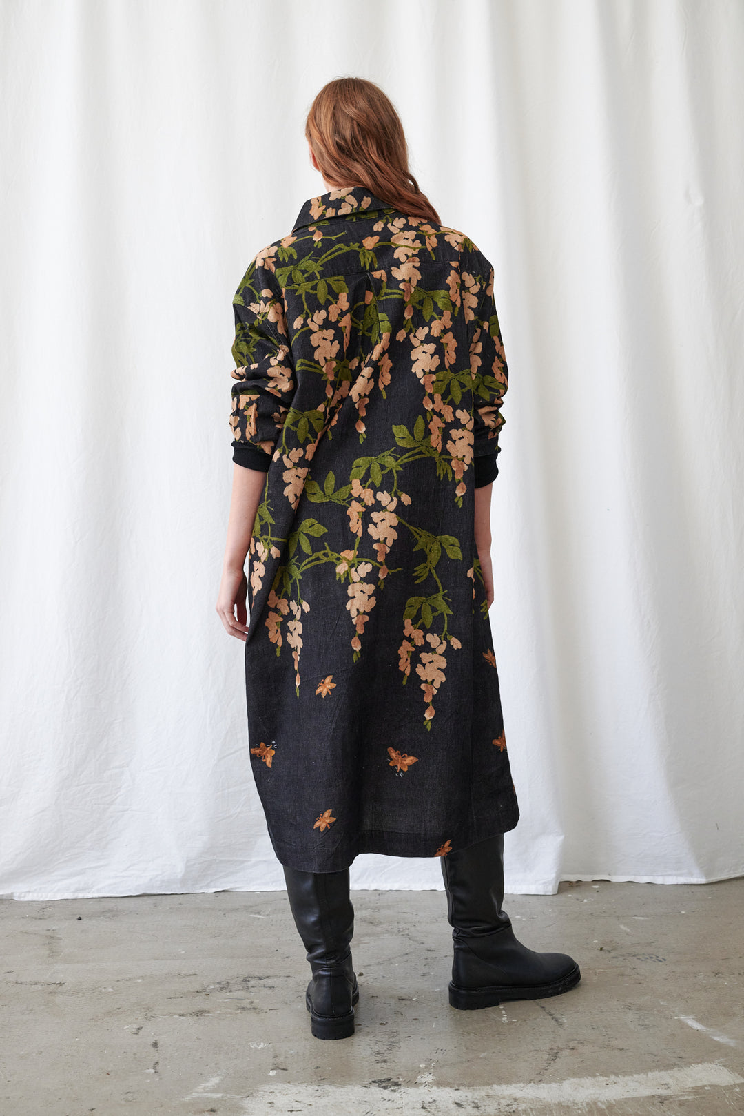 Wisteria Black Pocket Dress - One Hundred Stars
