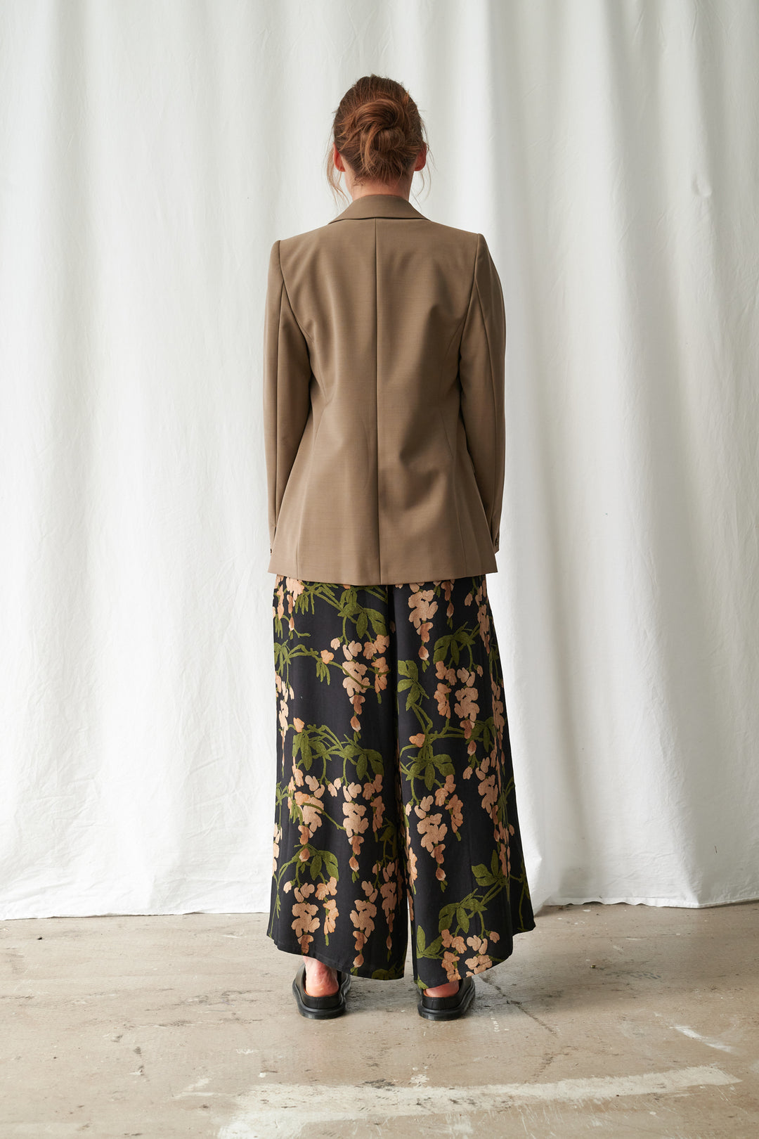 Wisteria Black Palazzo Pants - One Hundred Stars