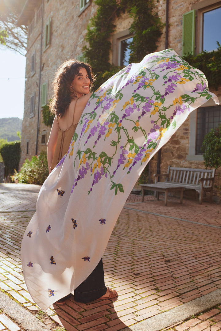 Wisteria Lilac Scarf - One Hundred Stars