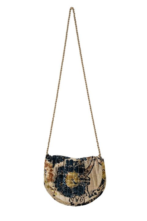 Dhurrie Velvet Evening Bag - One Hundred Stars