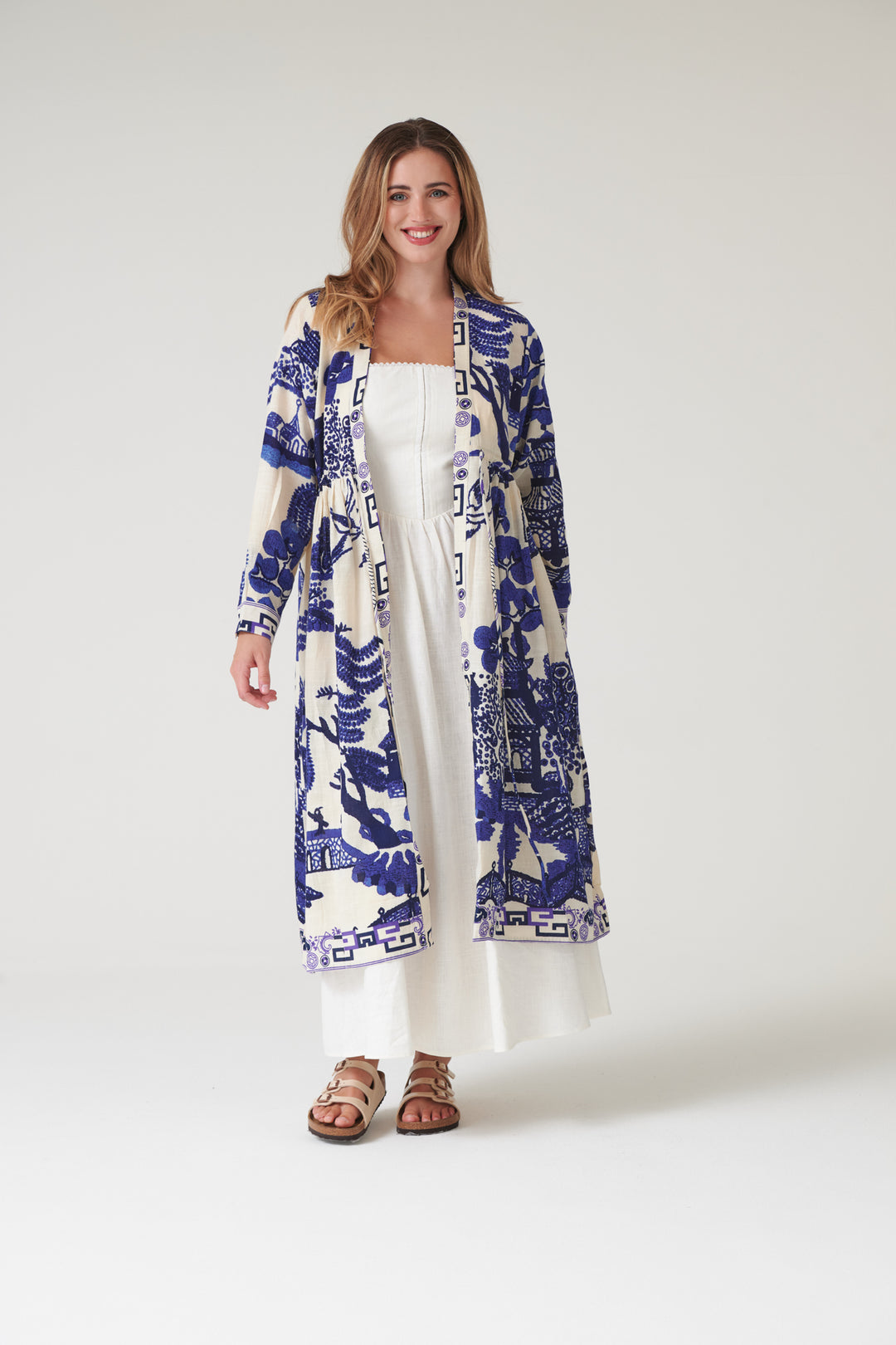 Giant Willow Blue Duster Jacket - One Hundred Stars