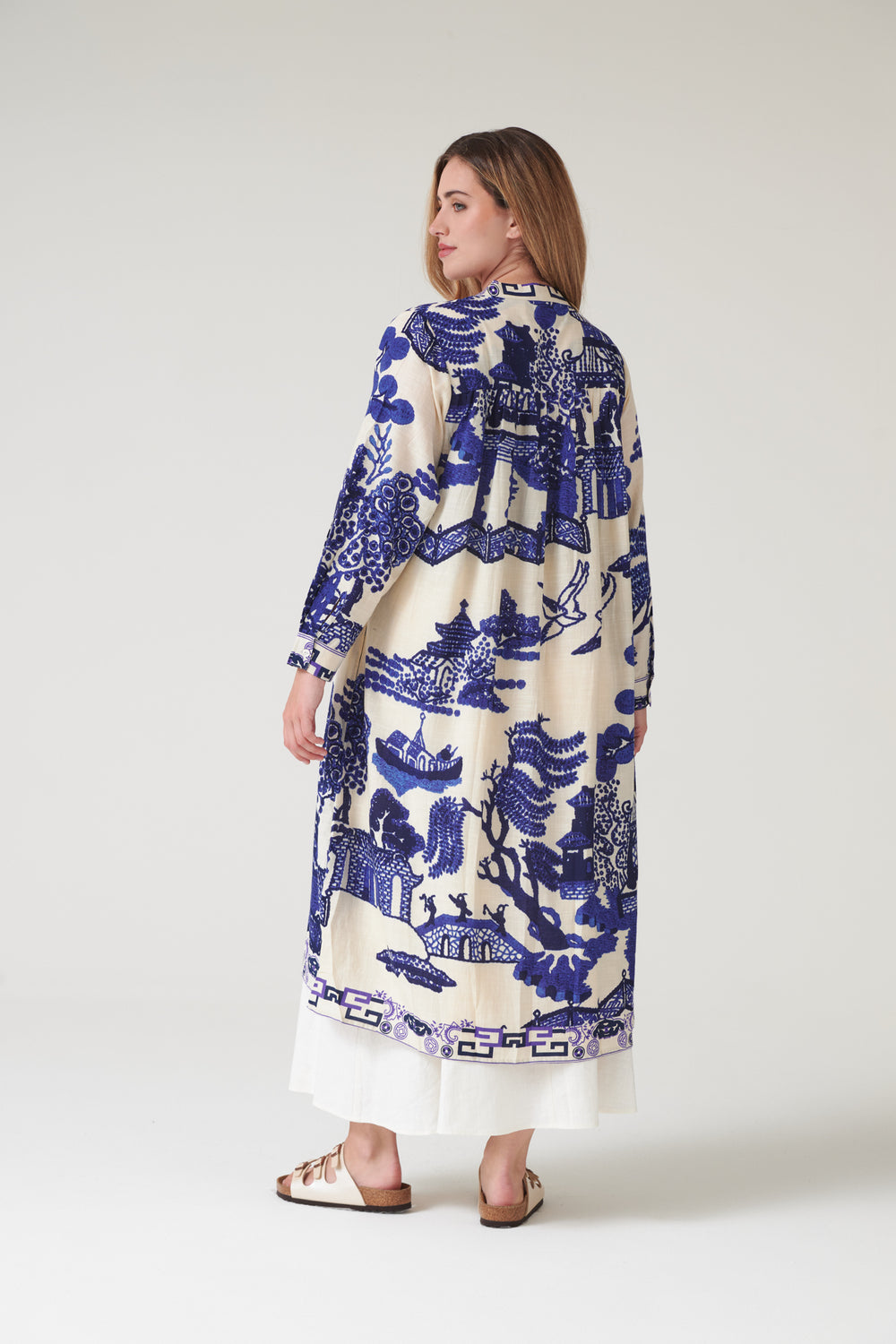 Giant Willow Blue Duster Jacket - One Hundred Stars