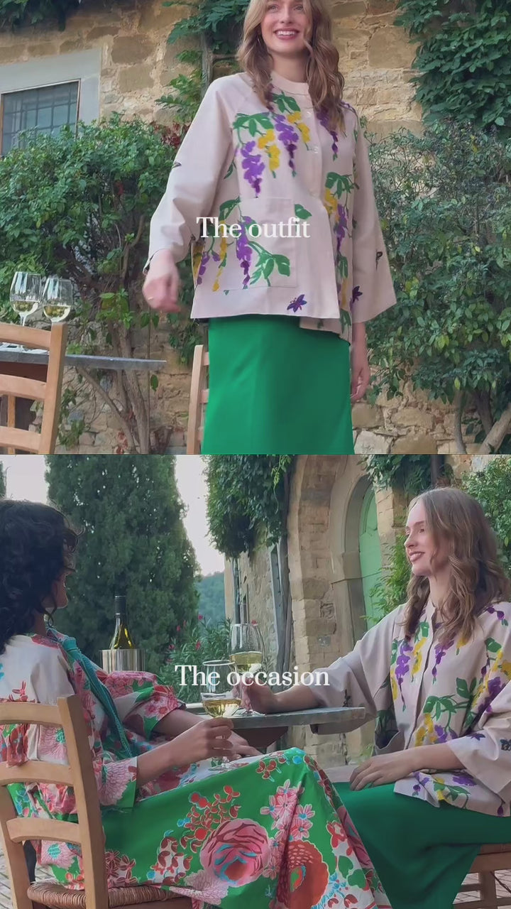 Wisteria Lilac Summer Jacket
