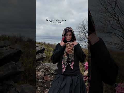Fleur De Lys Sand Velvet Hood