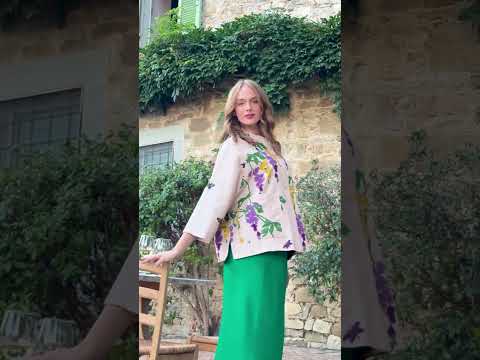 Tropicana Blue Summer Jacket
