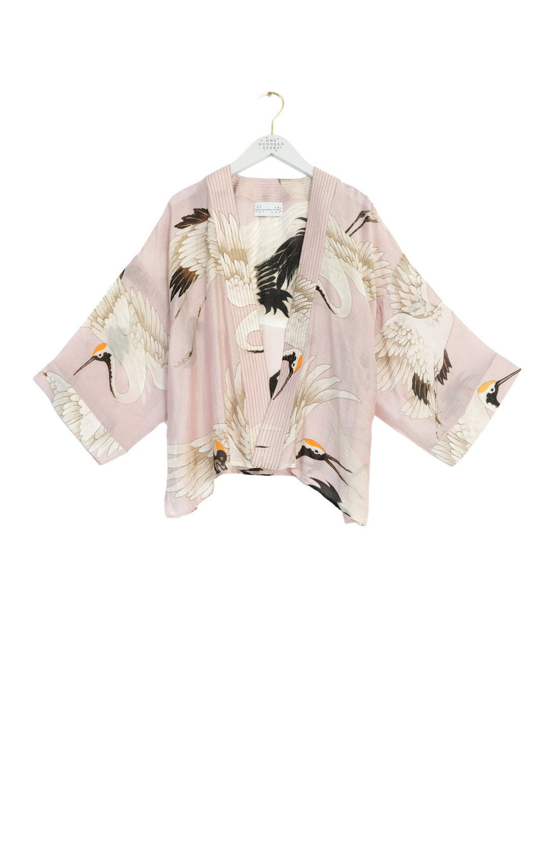 Stork Plaster Pink Kimono - One Hundred Stars