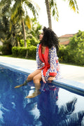 Ikat Cobalt Gown